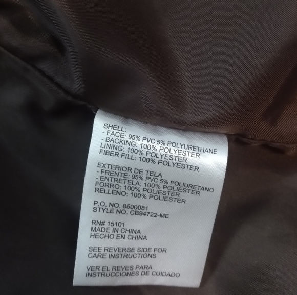 Celebrity Pink - Brown Faux Leather Jacket - Picture 8 of 9